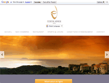 Tablet Screenshot of hotel-costaverde.fr